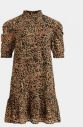 Hnedé šaty s leopardím vzorom .OBJECT galéria