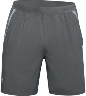 Kraťasy Under Armour UA Launch SW 7'' Branded STS-GRY