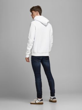 Biela mikina s kapucou Jack & Jones Corp galéria