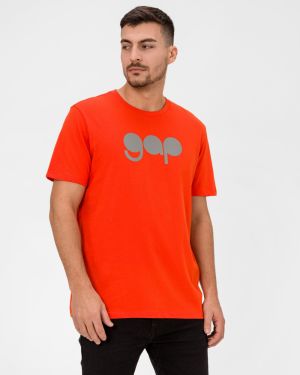 GAP oranžové pánske tričko s logom