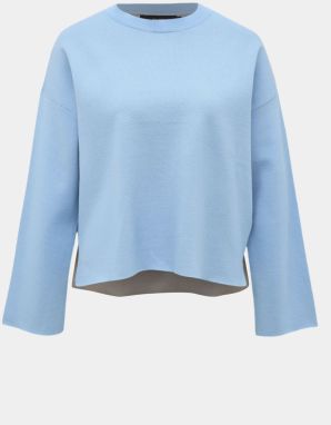 Modrý sveter VERO MODA Delub Double