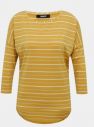 Žlté dámske pruhované tričko ZOOT Kleopatra galéria