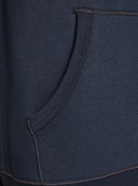 Jack & Jones modré pánska mikina s kapucňou galéria