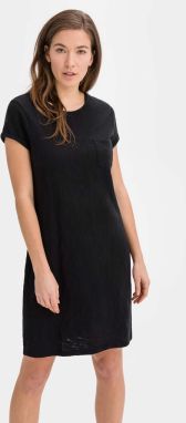 GAP čierne šaty v-ss pkt tee dress