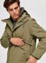 Selected Homme khaki pánska parka galéria