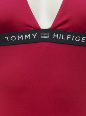 Tommy Hilfiger fuchsiové jednodielne plavky One Piece Halter galéria