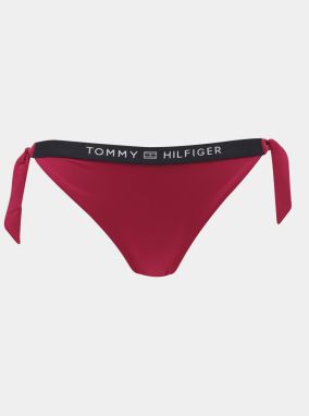 Tommy Hilfiger fuchsiové spodný diel plaviek Cheeky Side Tie Bikini