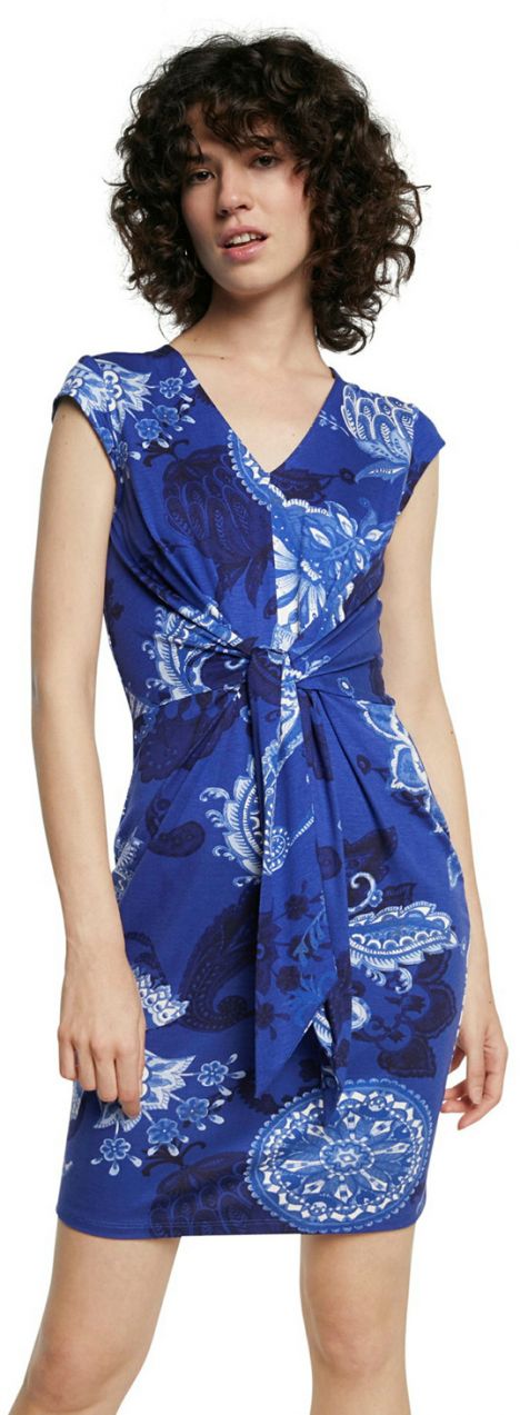 Desigual modré šaty Vest Sibila