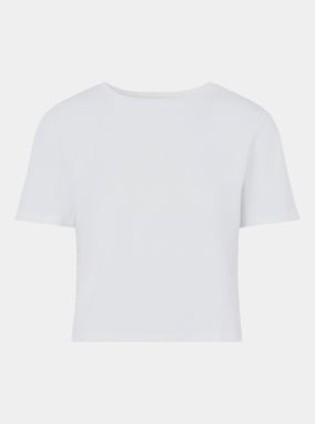 Biely basic crop top Pieces Rina galéria