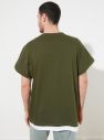 Trendyol zelené pánske oversized tričko galéria
