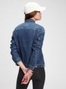 GAP modré džínsová bunda Icon Jacket galéria