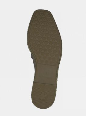 Tamaris smotanové/krémové semišové espadrilky galéria