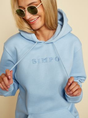 Simpo modré unisex mikina galéria