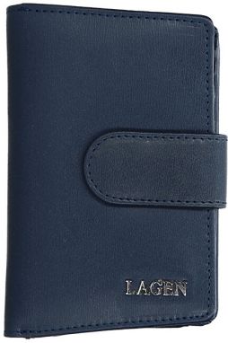 Lagen Dámska kožená peňaženka 50313 D.Blue