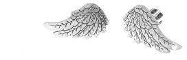 Praqia Jewellery Nežné strieborné náušnice v tvare anjelských krídel Angelina NA6274_RH