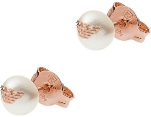 Emporio Armani Elegantné perlové náušnice s logom EG3491221