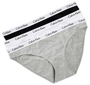 Calvin Klein 3 PACK - dámske nohavičky QD3588E-999 M