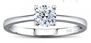 Silvego Strieborný prsteň MADISON sa Swarovski Zirconia JJJR2339sw 48 mm