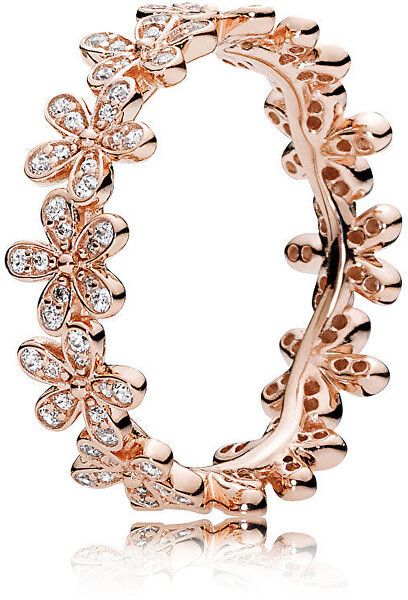 Pandora Bronzový Sedmokráskový prsteň 180934CZ 52 mm