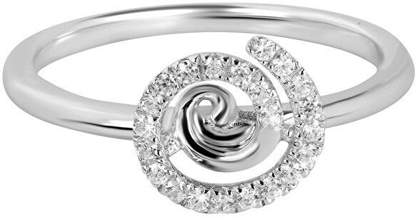 Silver Cat Strieborný prsteň so zirkónmi SC255 54 mm