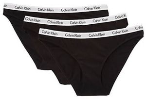 Calvin Klein 3 PACK - dámske nohavičky Bikini QD3588E-001 L