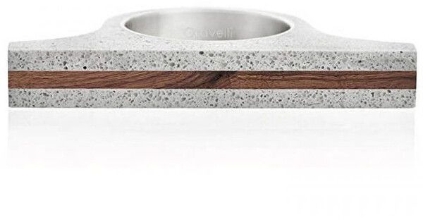 Gravelli Extravagantné betónový prsteň Omega Wood GJRUWOG006 47 mm