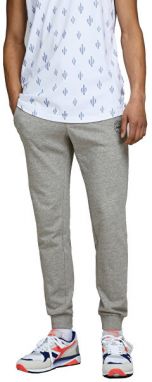 Jack&Jones Pánske tepláky JJIGORDON 12165322 Light Grey Melange L