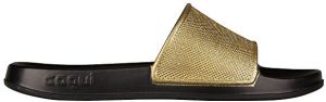 Coqui Dámske šľapky Tora Black/Gold Glitter 7082-302-2200 37