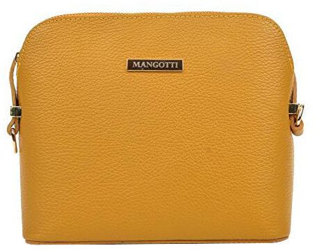 Mangotti Kožená crossbody kabelka AW20MG1501 SENAP