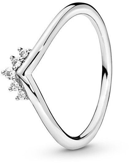 Pandora Strieborný prsteň s kamienkami 198282CZ 50 mm