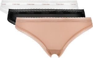 Calvin Klein 3 PACK - dámske tangá QD3802E-FIY XL