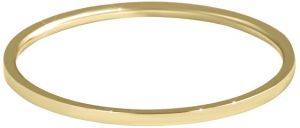 Troli Elegantný minimalistický prsteň z ocele Gold 50 mm