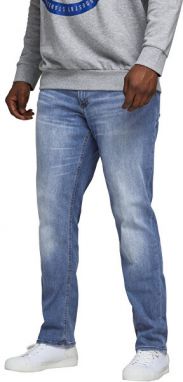 Jack&Jones PLUS Pánske džínsy Slim Fit JJIGLENN JJORIGINAL 12188524 Blue Denim 46/32