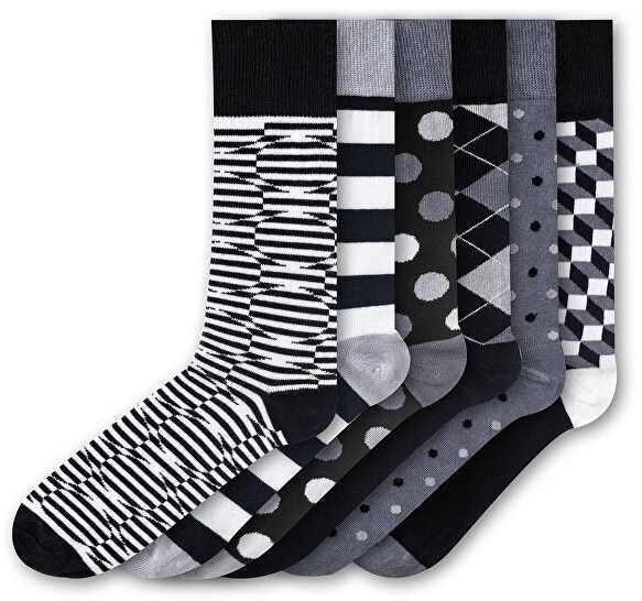 Funky Steps 6 PACK - pánske ponožky FSB271