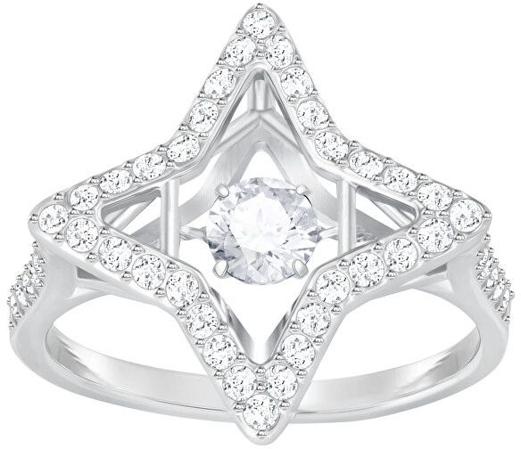 Swarovski Luxusné prsteň s trblietavými kryštálmi Sparkling Dance 5349666 55 mm