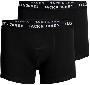 Jack&Jones 2 PACK - pánske boxerky JACJON 12138235 Black M