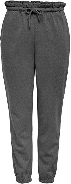 ONLY CARMAKOMA Dámske tepláky CARLESS LIFE Regular Fit 15244044 Dark Grey Melange XL/XXL