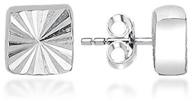 Brilio Silver Minimalistické strieborné náušnice LME0827