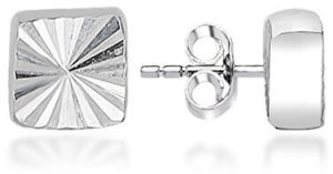 Brilio Silver Minimalistické strieborné náušnice LME0827