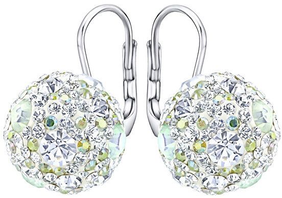 Silvego Očarujúce strieborné náušnice sa trblietavými kryštálmi Swarovski silvegob36120w