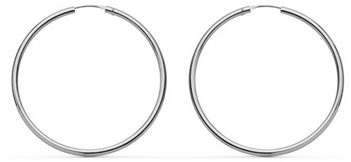 JVD Minimalistické strieborné náušnice kruhy SVLE0956XH200 2,5 cm