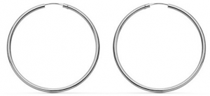 JVD Minimalistické strieborné náušnice kruhy SVLE0956XH200 2,5 cm