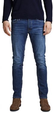 Jack&Jones Pánske džínsy JJIGLENN Slim Fit 12152347 Blue Denim 33/32