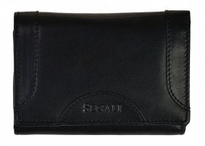 SEGALI Dámska kožená peňaženka 7196 B black