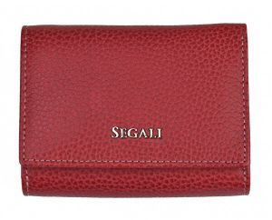 SEGALI Dámska kožená peňaženka 7106 B carmine