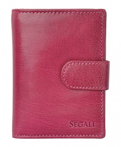 SEGALI Dámska kožená peňaženka 7319 fuchsia