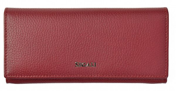 SEGALI Dámska kožená peňaženka 7409 rojo