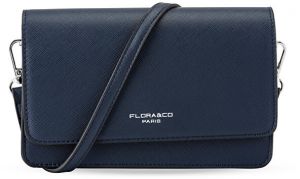 FLORA & CO Dámska crossbody kabelka 8053 Bleu