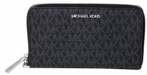 Michael Kors Dámska peňaženka Jet Set 35S0STVL2B Black Signature