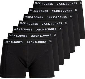 Jack&Jones 7 PACK - pánske boxerky JACHUEY 12171258 Black M